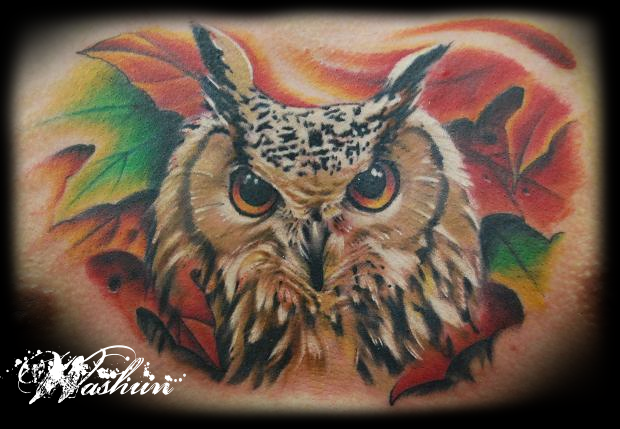 ポートレート,リアリスティック,動物,鳥タトゥー/刺青デザイン画像