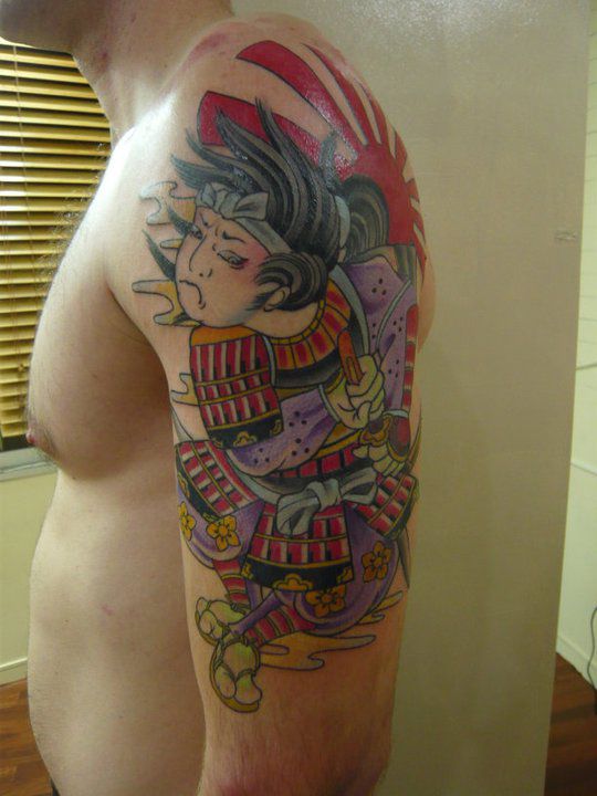 人物,肩,腕タトゥー/刺青デザイン画像
