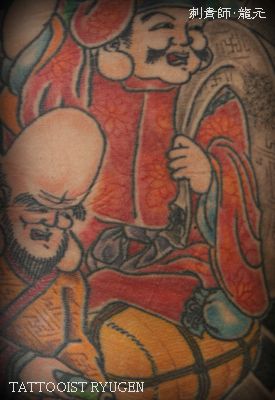 人物,七福神タトゥー/刺青デザイン画像