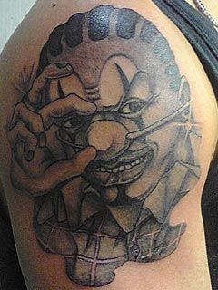 肩,人物タトゥー/刺青デザイン画像