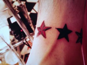 星,スター,トライバルタトゥー/刺青デザイン画像