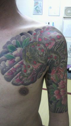 肩,腕タトゥー/刺青デザイン画像