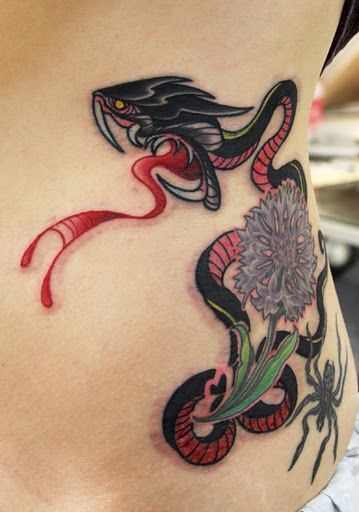 蛇タトゥー/刺青デザイン画像