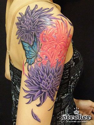 蓮,腕,女性,花,植物タトゥー/刺青デザイン画像