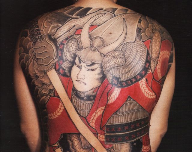 背中,額,人物タトゥー/刺青デザイン画像