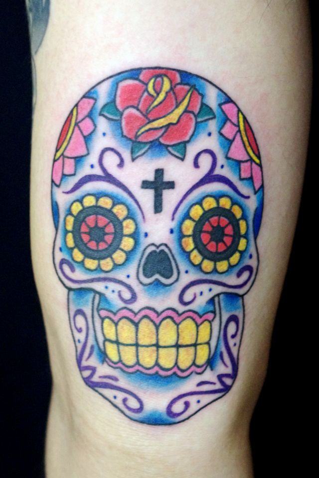 メキシカンスカルのタトゥーデザイン タトゥーナビ