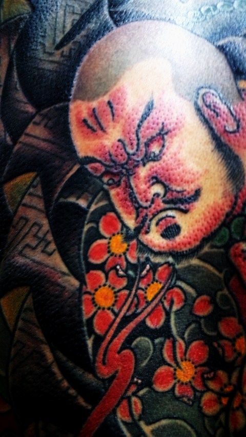 人物,桜タトゥー/刺青デザイン画像