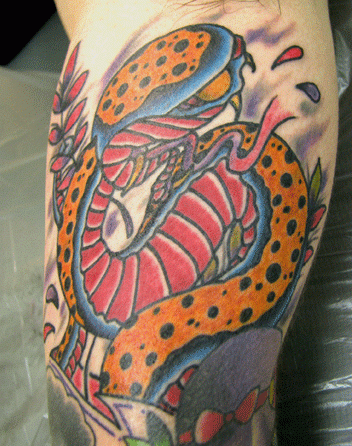 蛇,腕,熊本タトゥー/刺青デザイン画像
