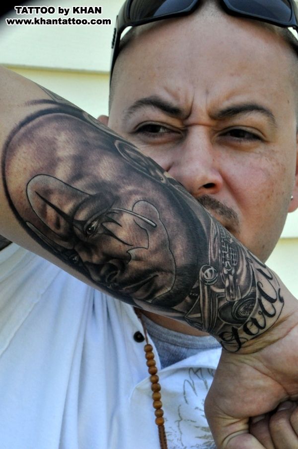 腕,ポートレート,人物タトゥー/刺青デザイン画像