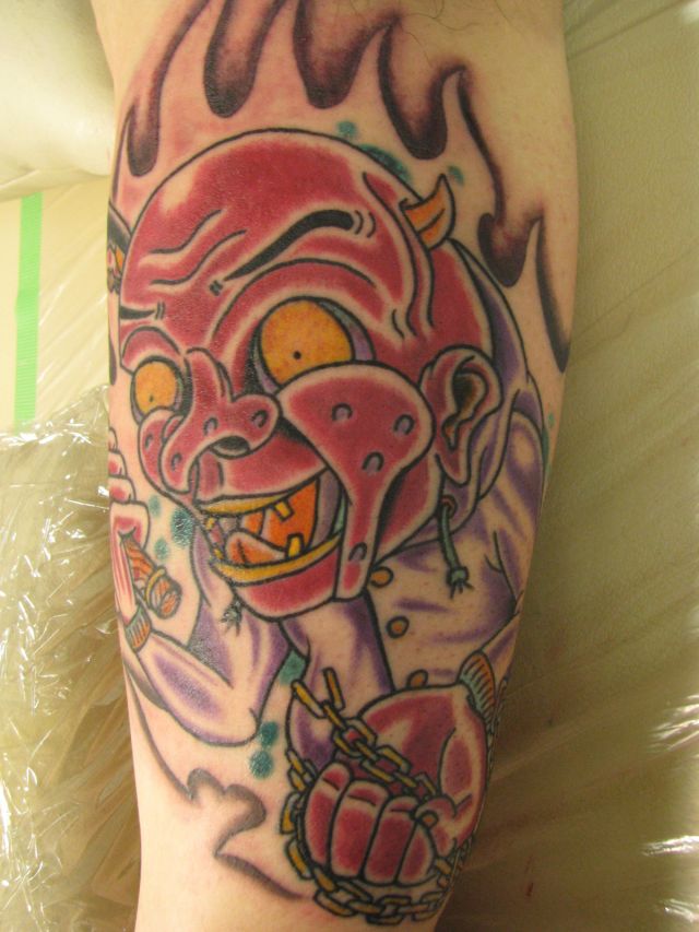 ホットスタッフ デビル 悪魔 熊本 腕のタトゥーデザイン タトゥーナビ
